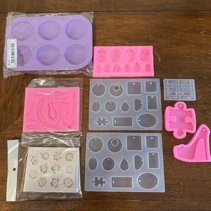 COPY - Lot of 9 NEW Silicone Molds